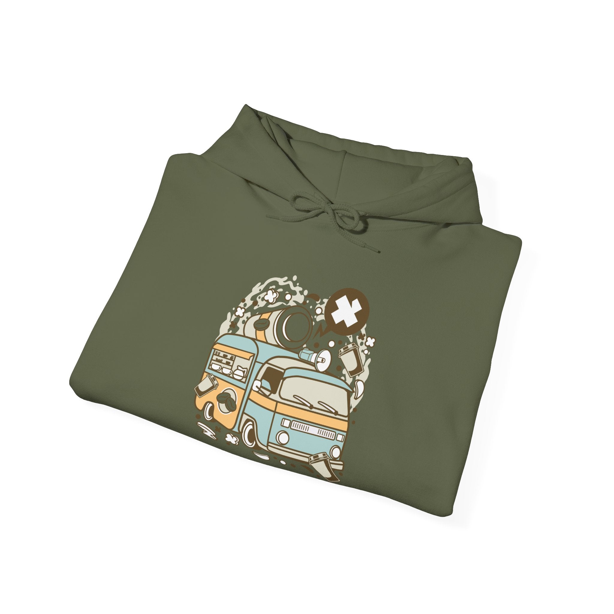 Coffee Van Unisex Heavy Blend Hooded Sweatshirt for Ultimate Comfort and Style