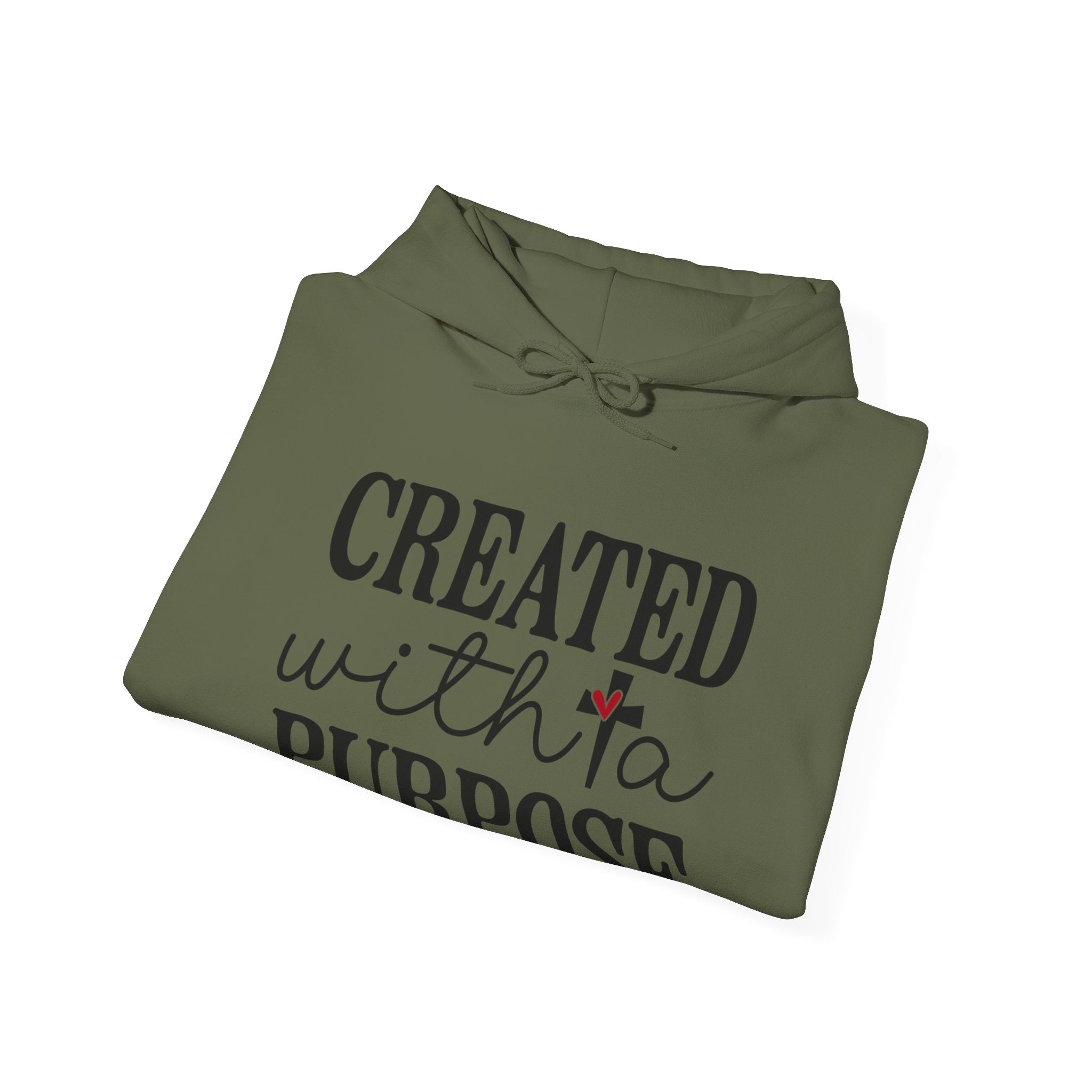 Created With A Purpose Unisex Heavy Blend Hooded Sweatshirt for Ultimate Comfort