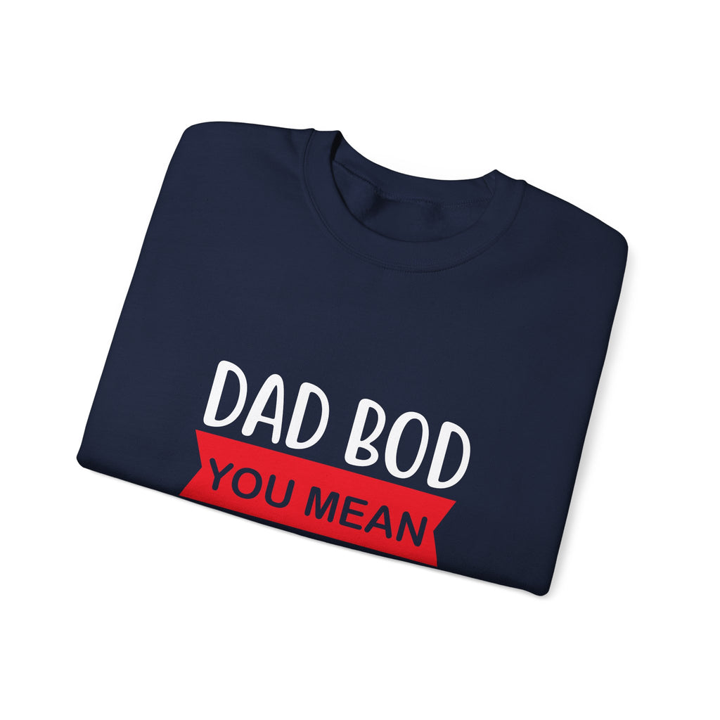 Dad Bod You Mean Father Figure Unisex Heavy Blend Crewneck Sweatshirt