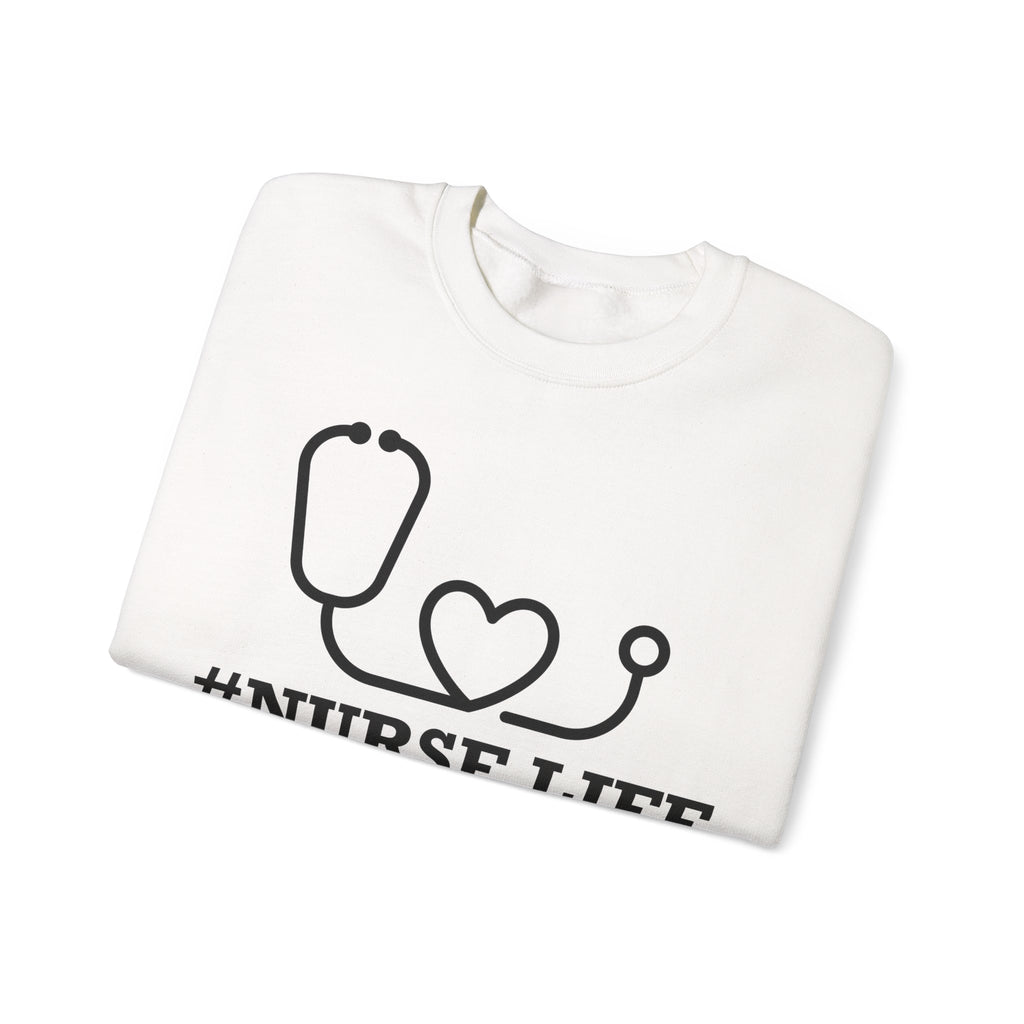 Nurse Life Unisex Heavy Blend Crewneck Sweatshirt for Ultimate Comfort