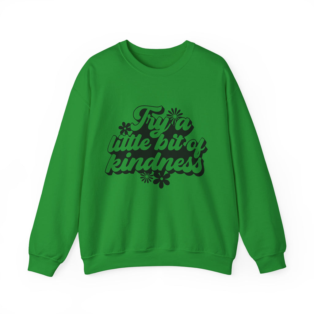Try A Little Bit Of Kindness Unisex Heavy Blend Crewneck Sweatshirt