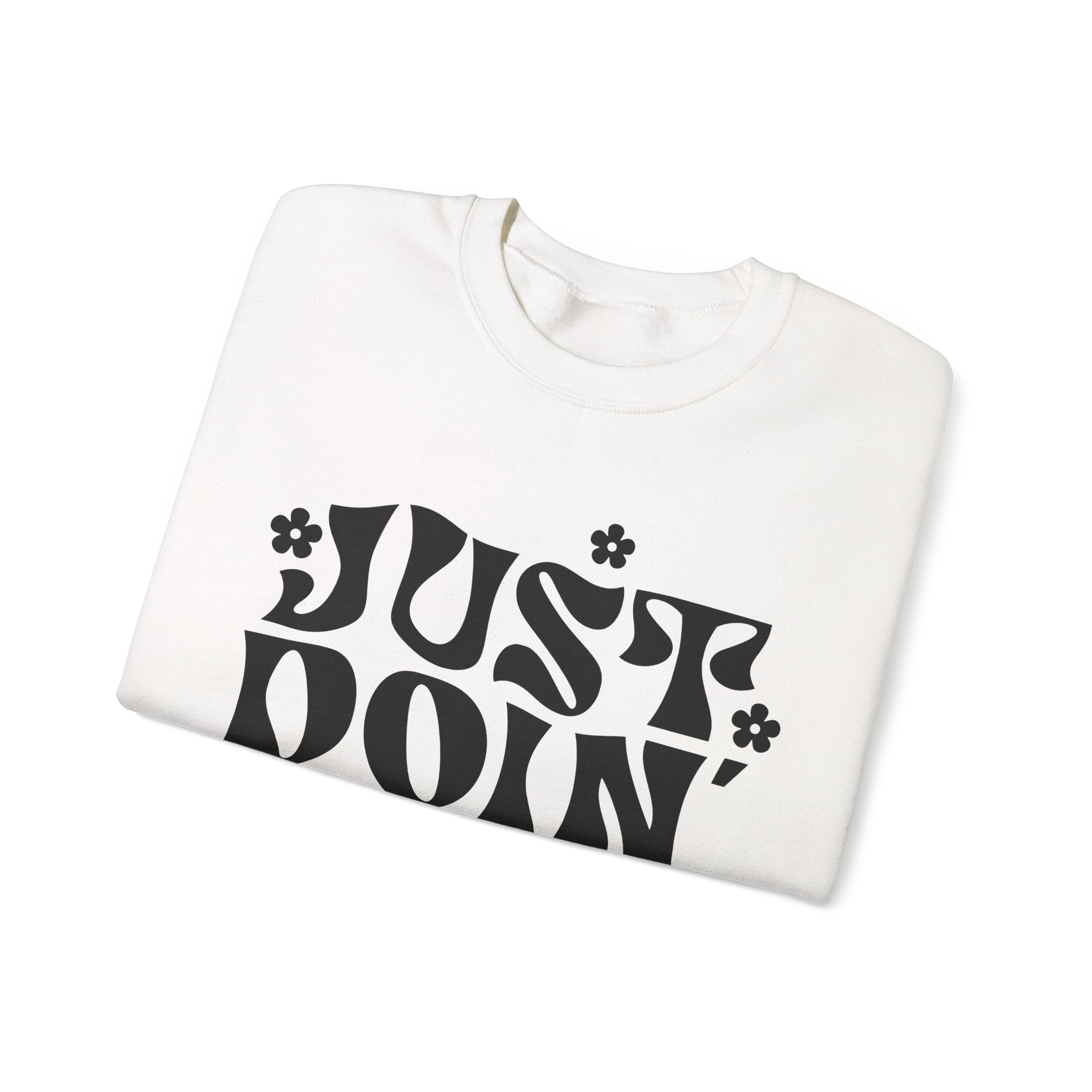 Just Doing Groovy Things Unisex Heavy Blend Crewneck Sweatshirt