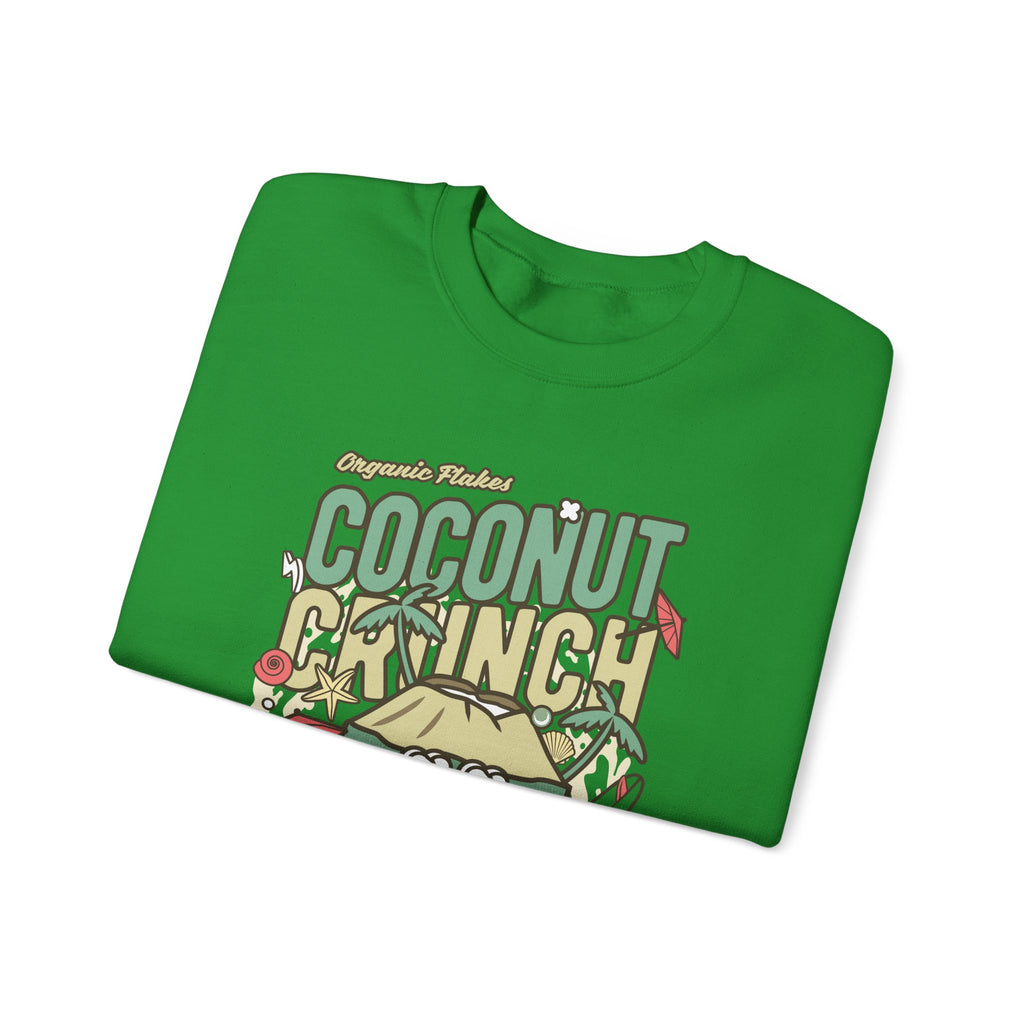 Coconut Crunch Unisex Heavy Blend Crewneck Sweatshirt for Ultimate Comfort