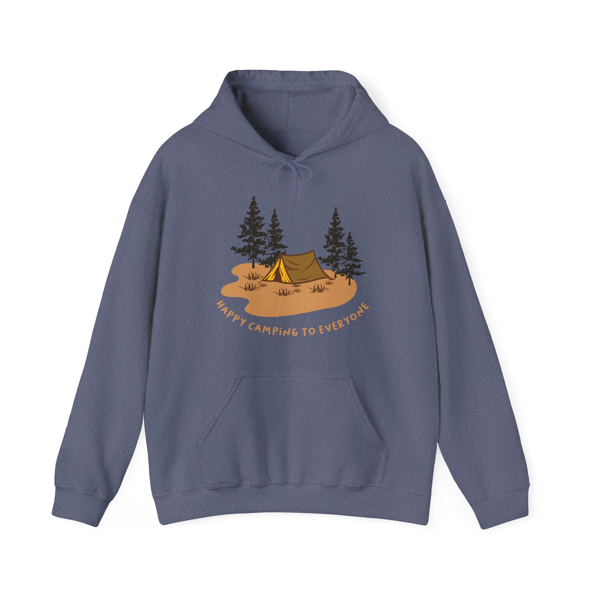 Happy Camping Everyone Unisex Heavy Blend Hooded Sweatshirt