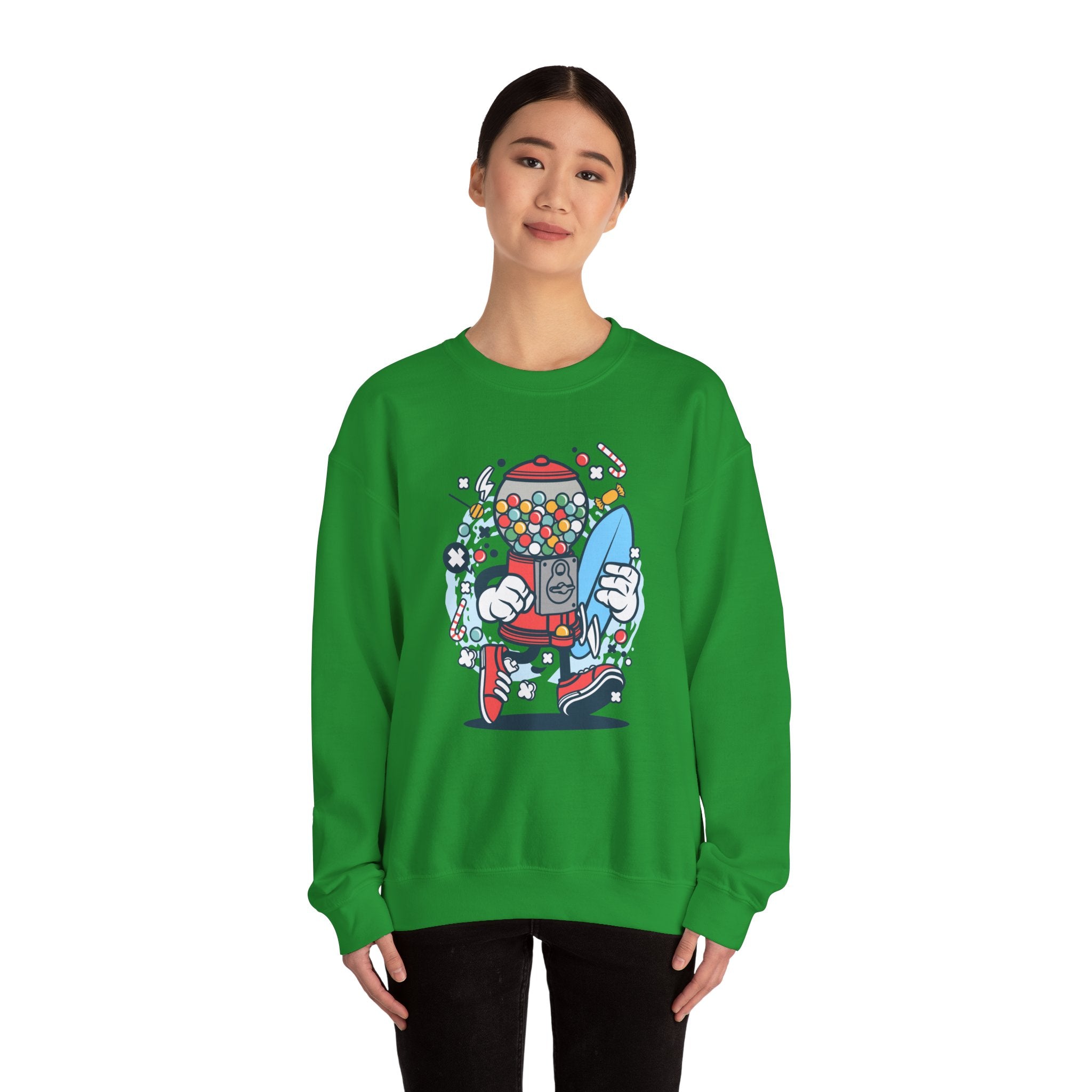 Candy Machine Surfer Unisex Heavy Blend Crewneck Sweatshirt