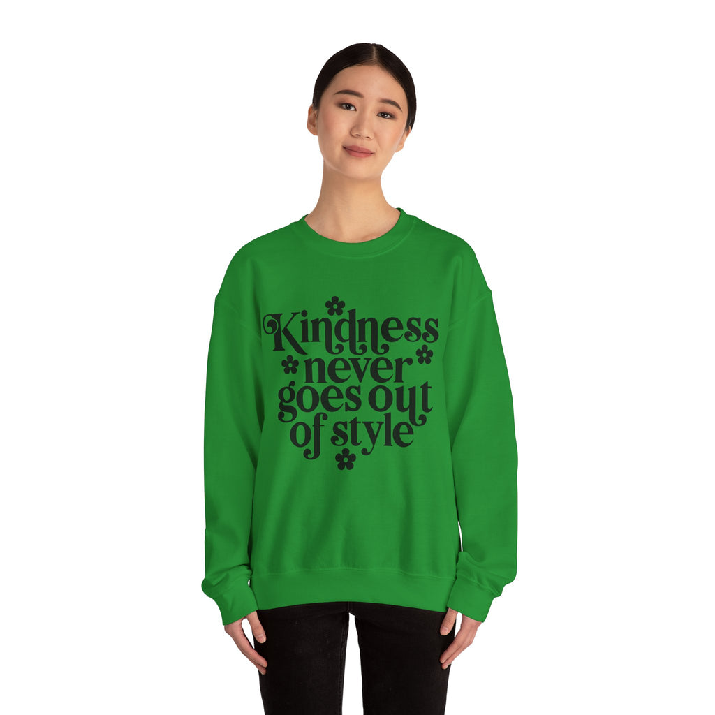 Kindness Never Goes Out Of Style Unisex Heavy Blend Crewneck Sweatshirt