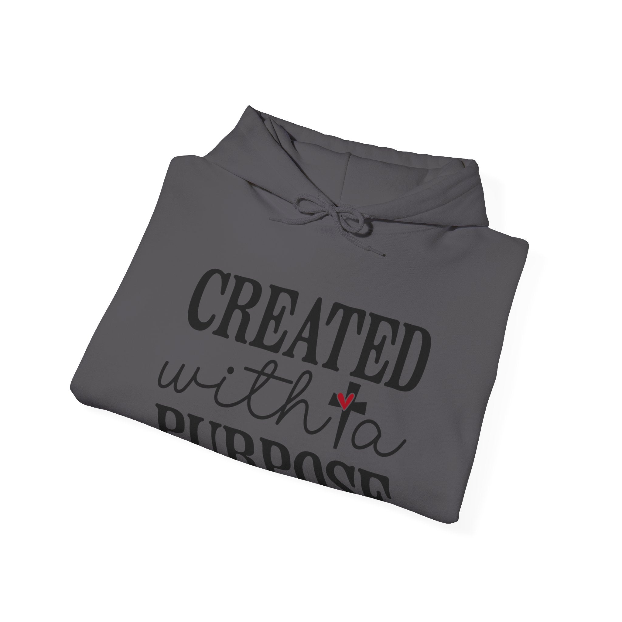 Created With A Purpose Unisex Heavy Blend Hooded Sweatshirt for Ultimate Comfort and Warmth
