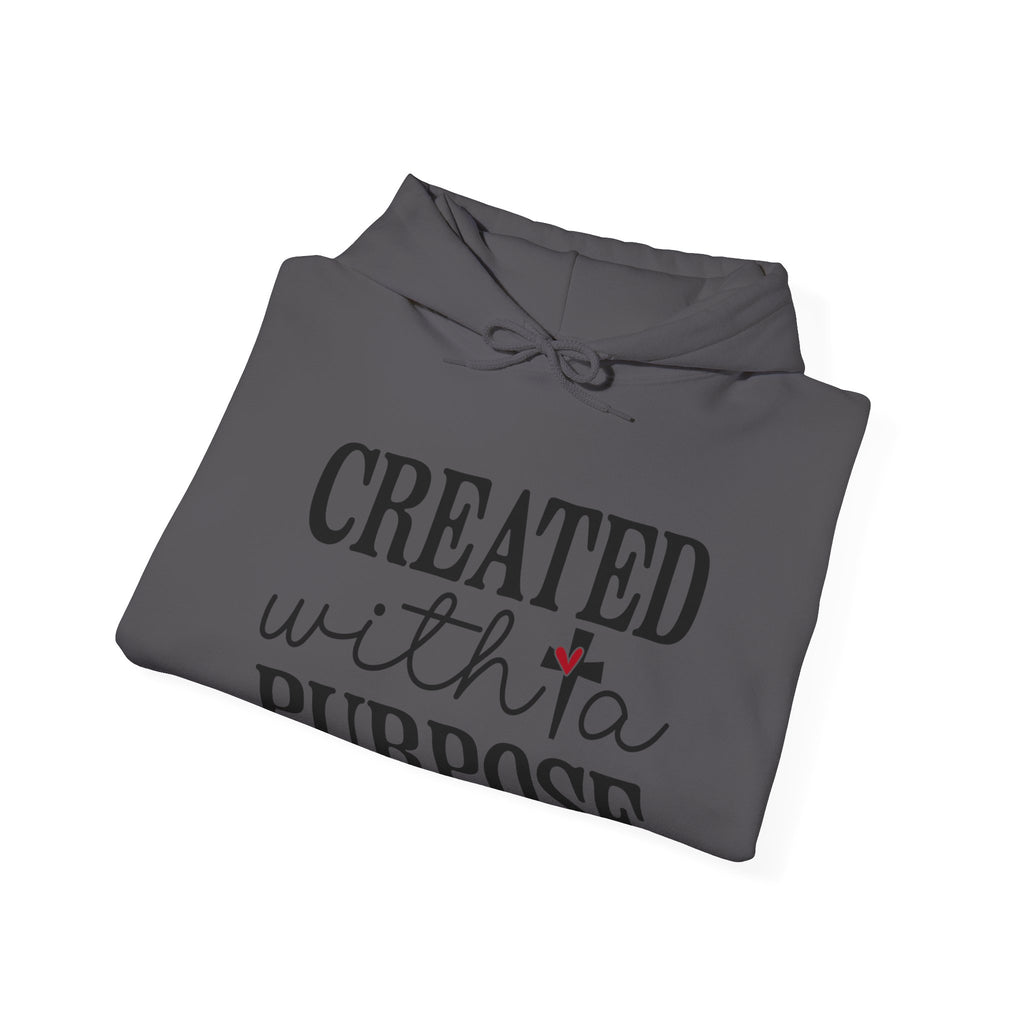 Created With A Purpose Unisex Heavy Blend Hooded Sweatshirt for Ultimate Comfort