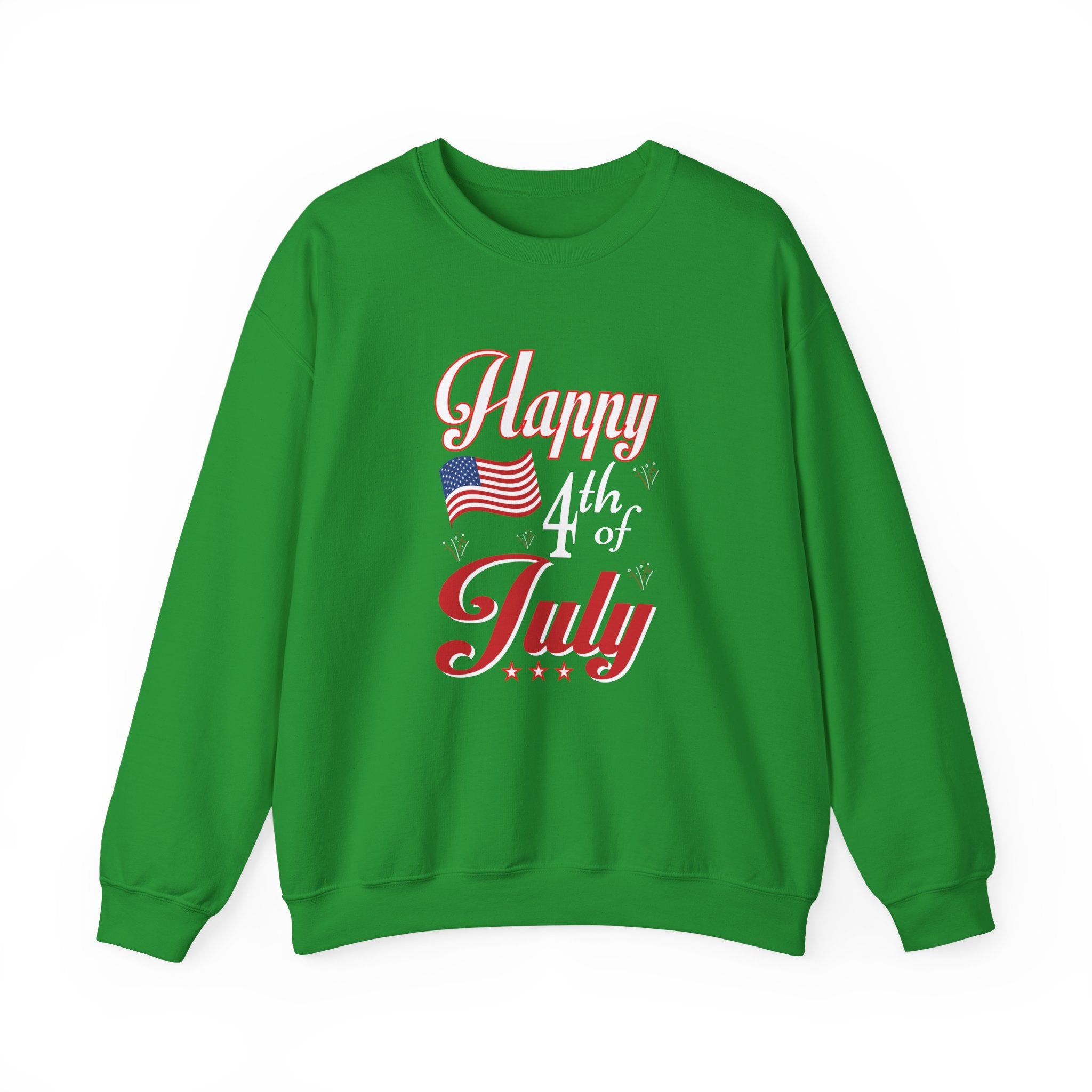 Happy 4th Of July Fireworks Unisex Heavy Blend Crewneck Sweatshirt
