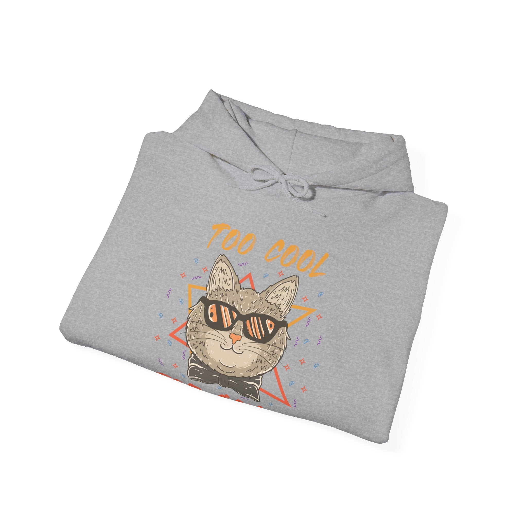 Too Cool For School Unisex Heavy Blend Hooded Sweatshirt for Ultimate Comfort