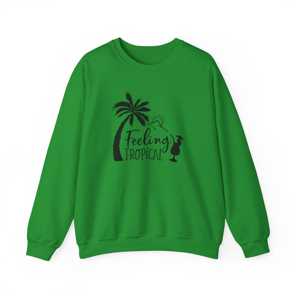 Feeling Tropical Unisex Heavy Blend Crewneck Sweatshirt for Ultimate Comfort