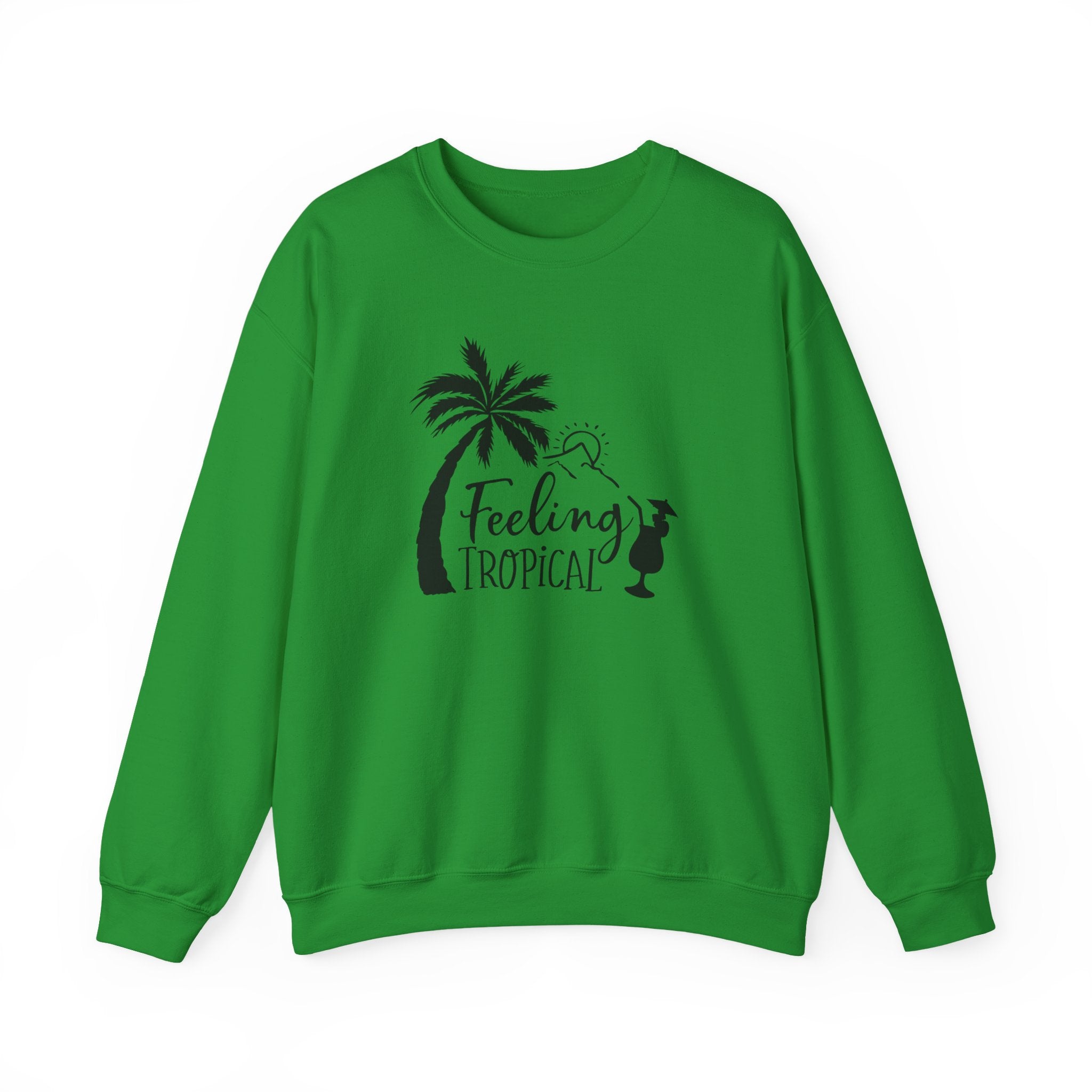 Feeling Tropical Unisex Heavy Blend Crewneck Sweatshirt for Ultimate Comfort
