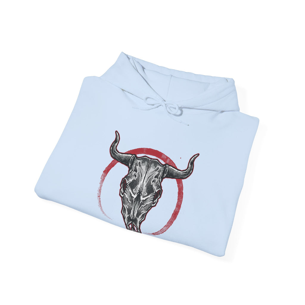 Bull Skull Unisex Heavy Blend Hooded Sweatshirt for Ultimate Comfort and Style