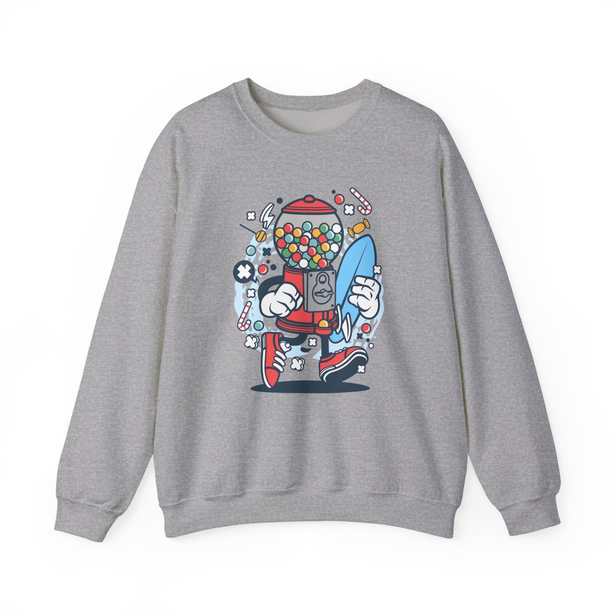Candy Machine Surfer Unisex Heavy Blend Crewneck Sweatshirt