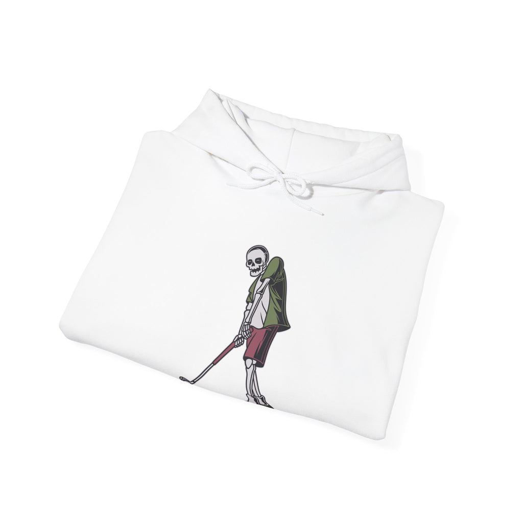 Skeleton Golfer Unisex Heavy Blend Hooded Sweatshirt for Ultimate Comfort