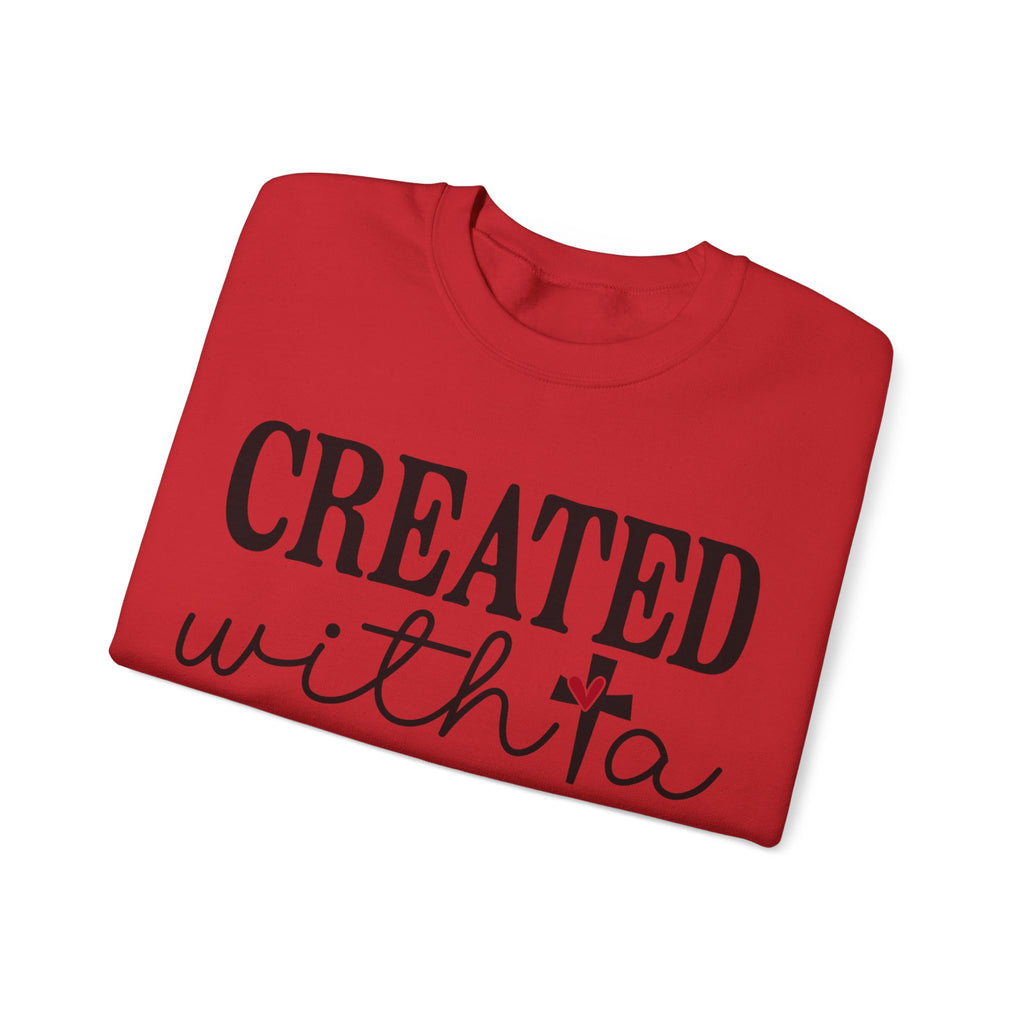 Created With A Purpose Unisex Heavy Blend Crewneck Sweatshirt For Ultimate Comfort