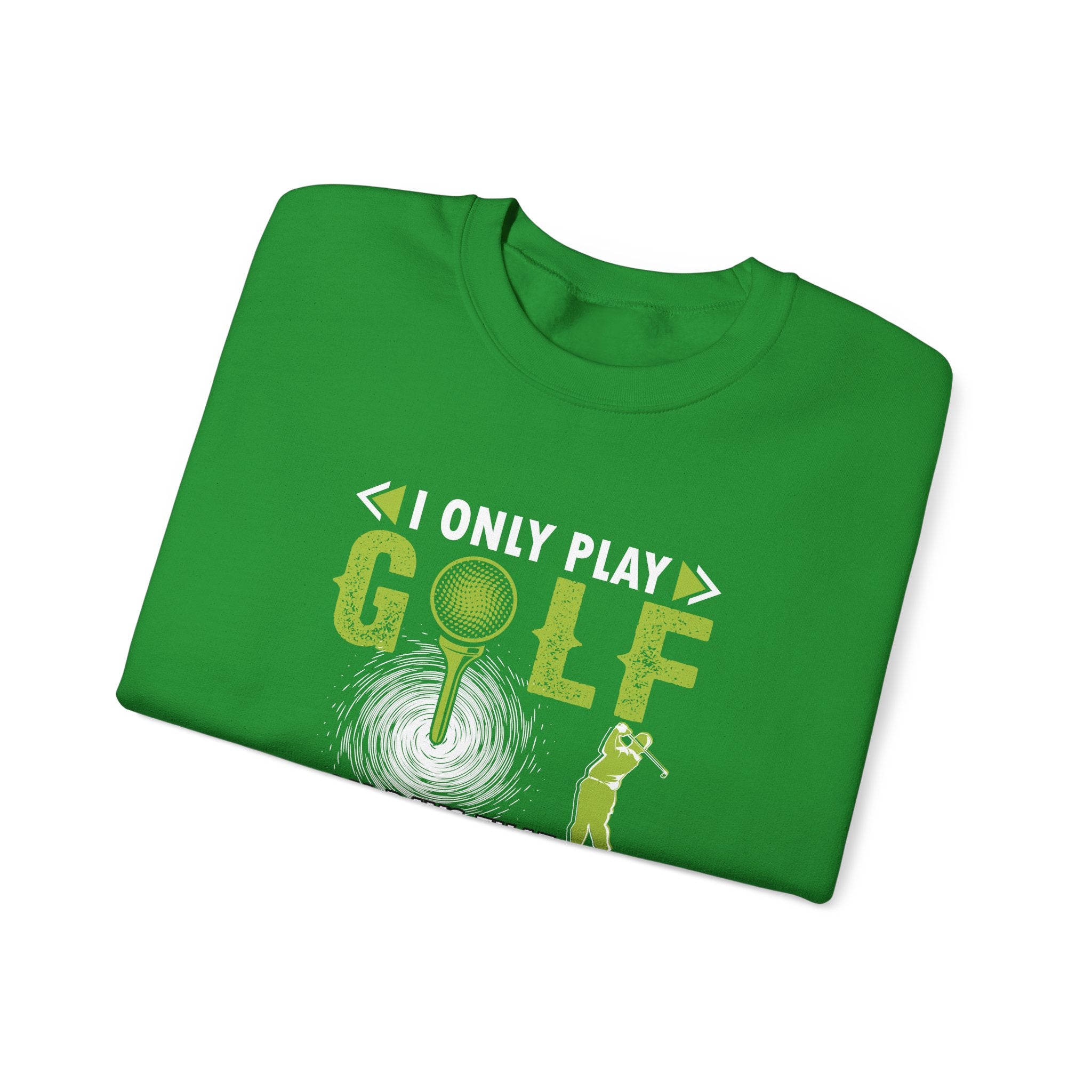 I Only Play Golf On Days That End In Y Unisex Heavy Blend Crewneck Sweatshirt