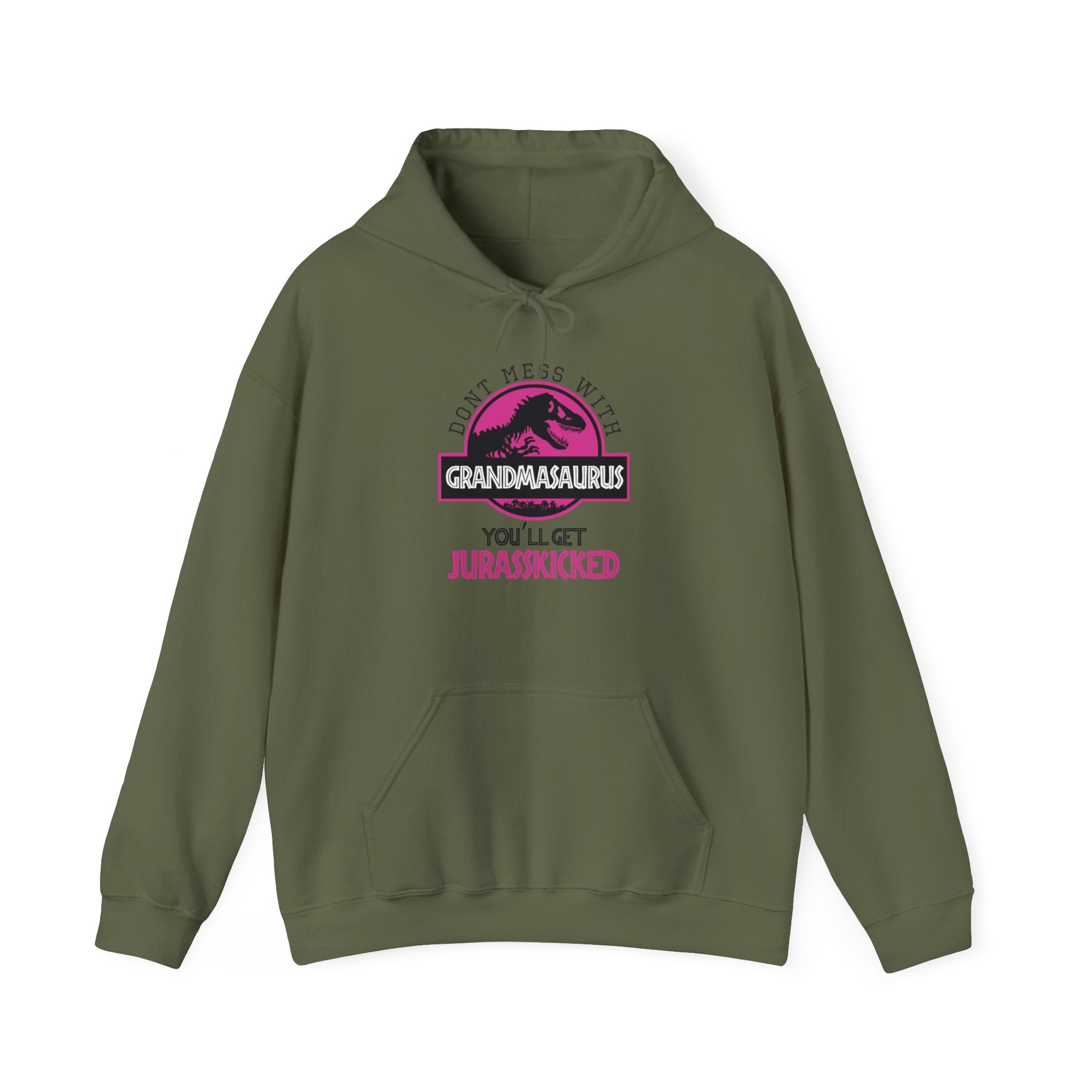Dont Mess With Grandma Youll Get Jurasskicked Unisex Heavy Blend Hooded Sweatshirt