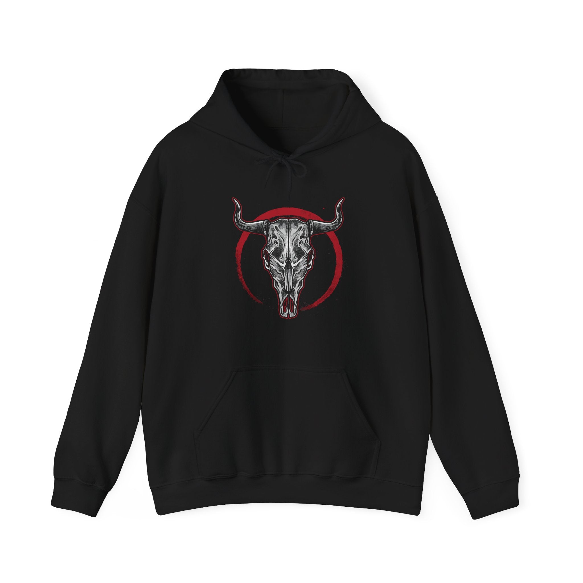 Bull Skull Unisex Heavy Blend Hooded Sweatshirt for Ultimate Comfort and Style