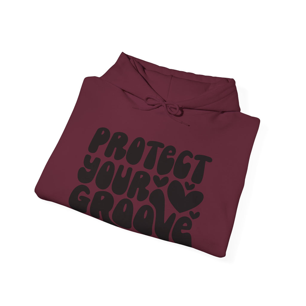 Protect Your Groove Unisex Heavy Blend Hooded Sweatshirt for Ultimate Comfort