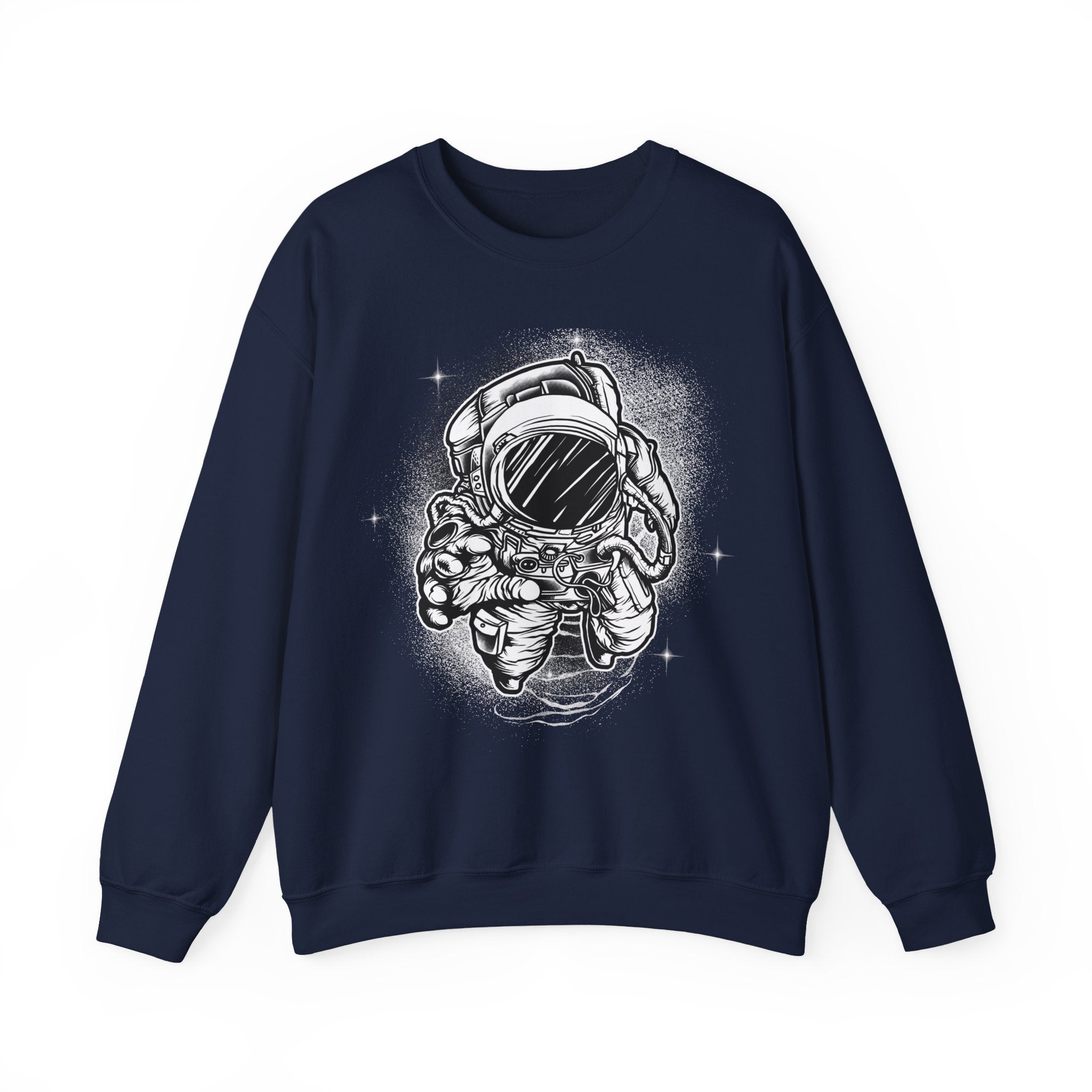Astronaut Unisex Heavy Blend Crewneck Sweatshirt for Ultimate Comfort
