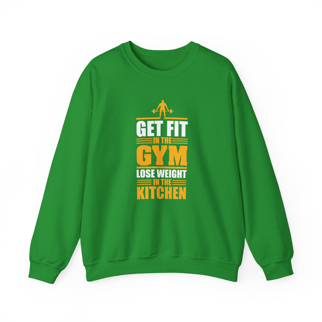 Get Fit In The Gym Lose Weight Unisex Heavy Blend Crewneck Sweatshirt