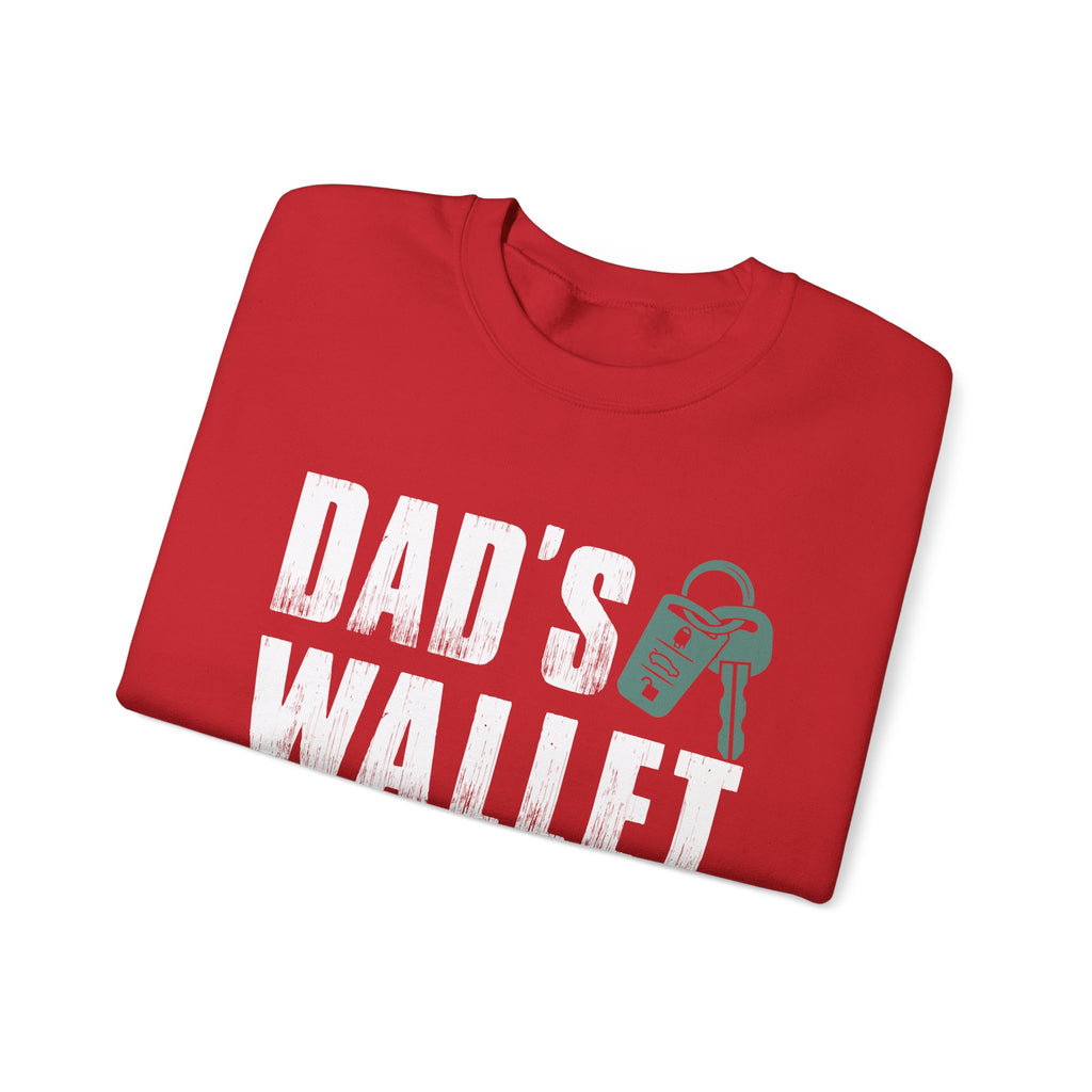 Dads Wallet Is Closed For The Day Unisex Heavy Blend Crewneck Sweatshirt