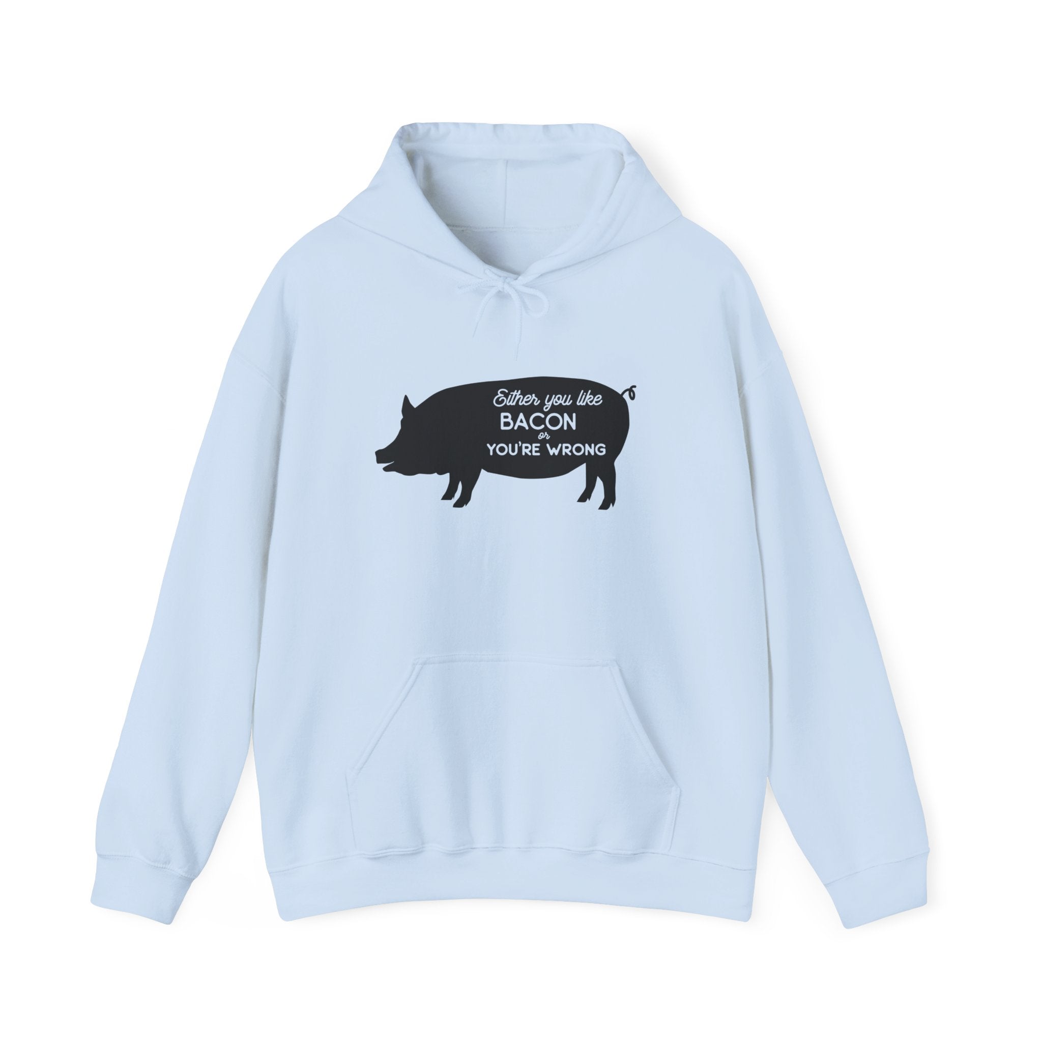 Either You Like Bacon Or You Are Wrong Unisex Heavy Blend Hooded Sweatshirt