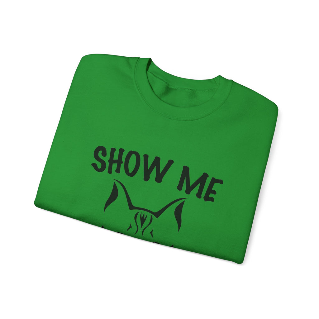 Show Me All Your Kitties Unisex Heavy Blend Crewneck Sweatshirt