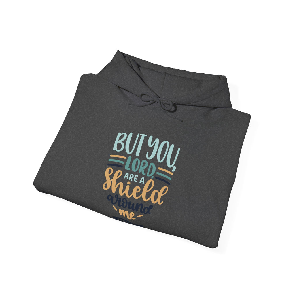 But You Lord Are A Shield Around Me Psalms 3 3 Unisex Heavy Blend Hooded Sweatshirt