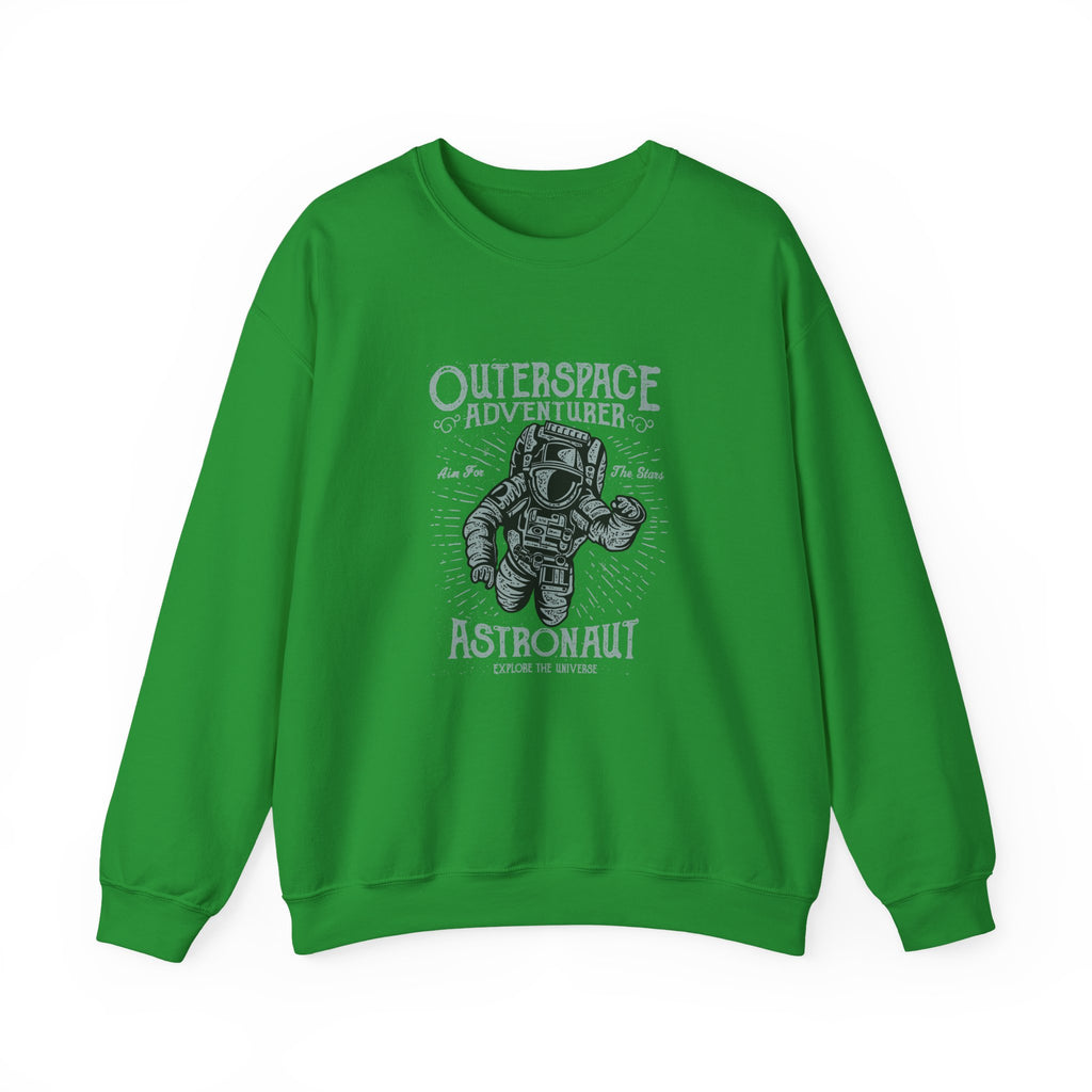 Outerspace Adventurer Astronaut Unisex Heavy Blend Crewneck Sweatshirt