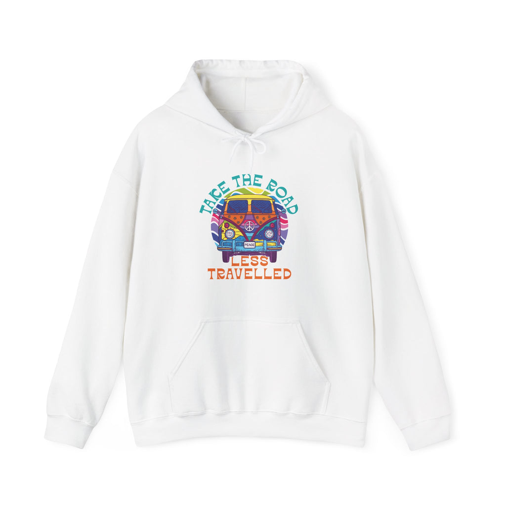 Take The Road Less Travelled Unisex Heavy Blend Hooded Sweatshirt