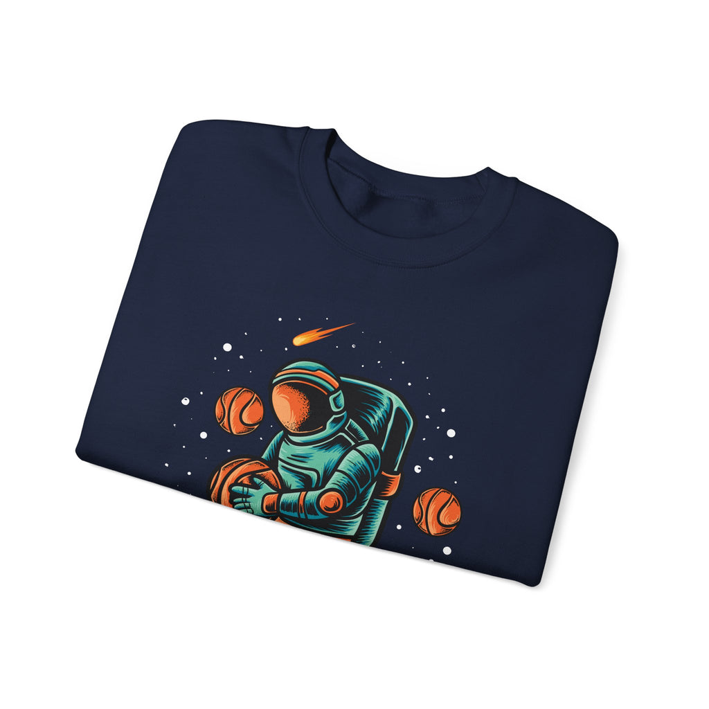 Astronaut Basketball Player Unisex Heavy Blend Crewneck Sweatshirt