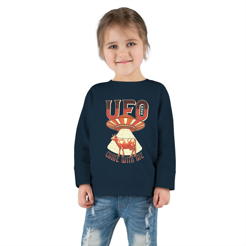 Custom Toddler Long Sleeve Tee 100 Percent Combed Ringspun Cotton