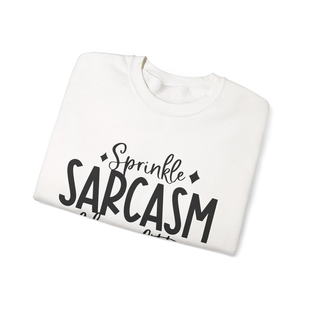 Sprinkle Sarcasm Like Confetti Unisex Heavy Blend Crewneck Sweatshirt