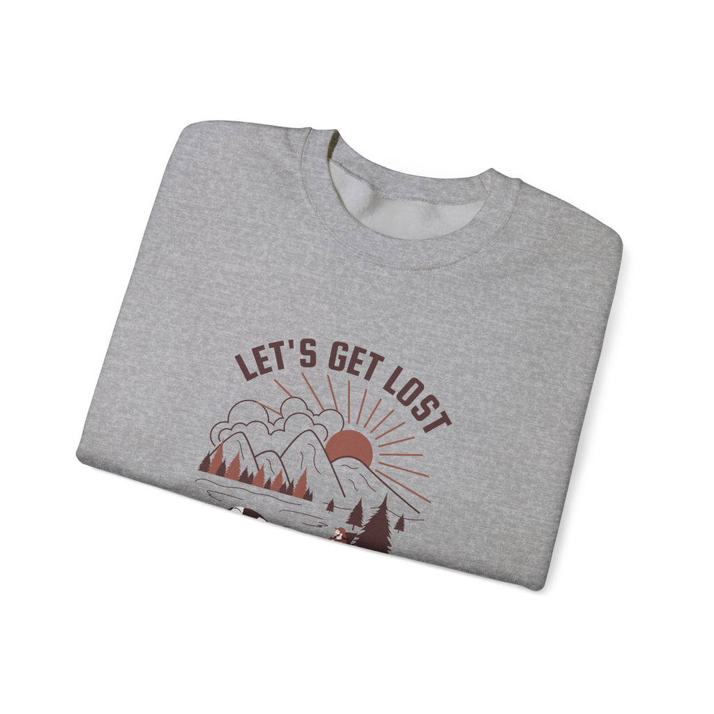 Lets Get Lost In Paradise Unisex Heavy Blend Crewneck Sweatshirt