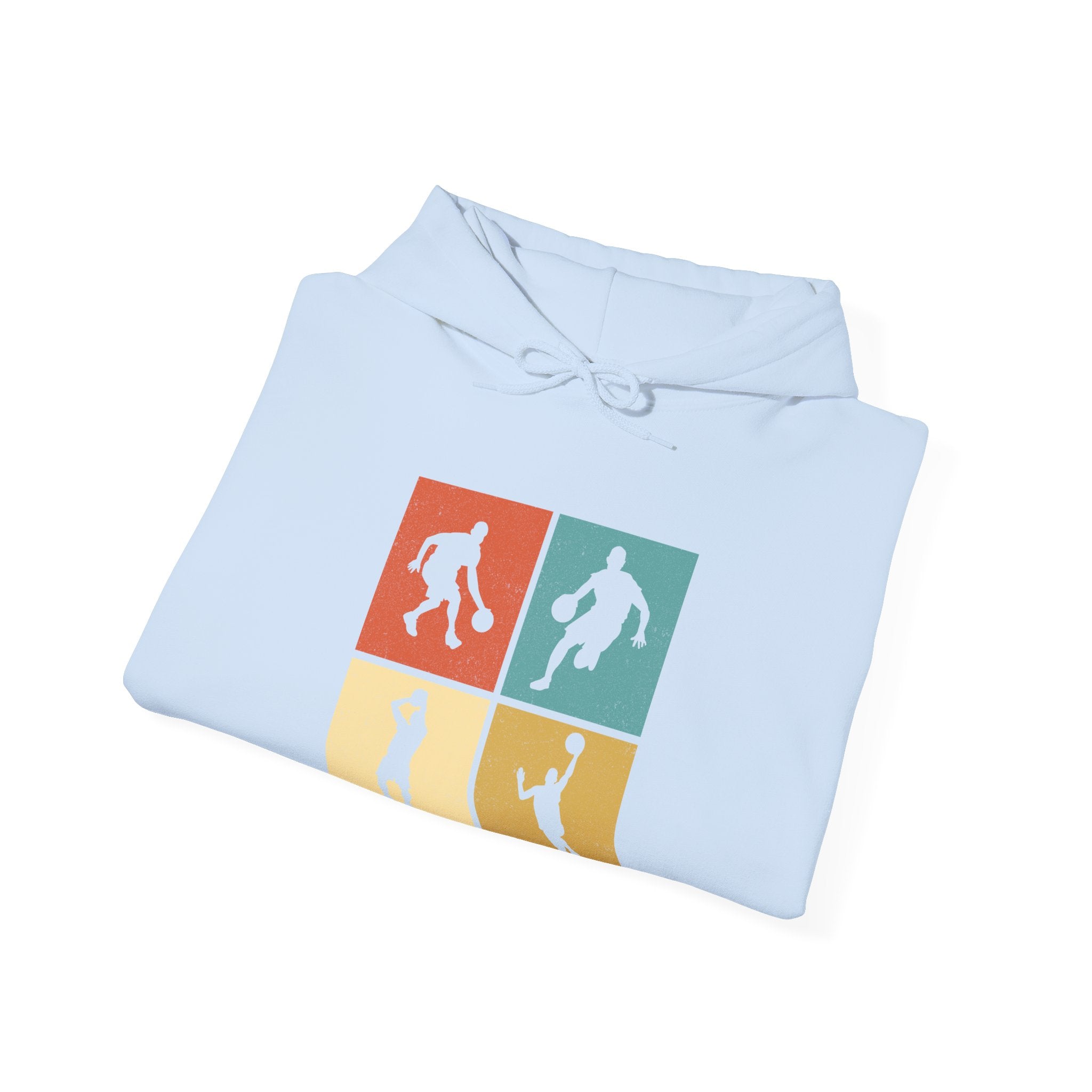 Different Basketball Positions Unisex Heavy Blend Hooded Sweatshirt