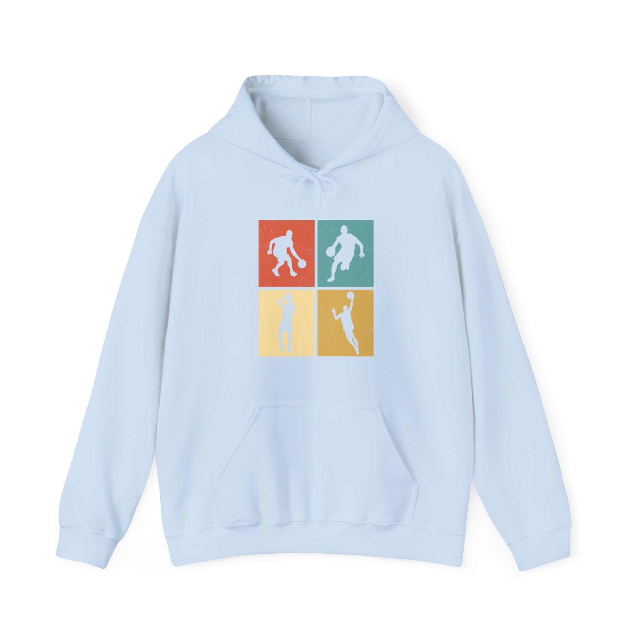 Different Basketball Positions Unisex Heavy Blend Hooded Sweatshirt