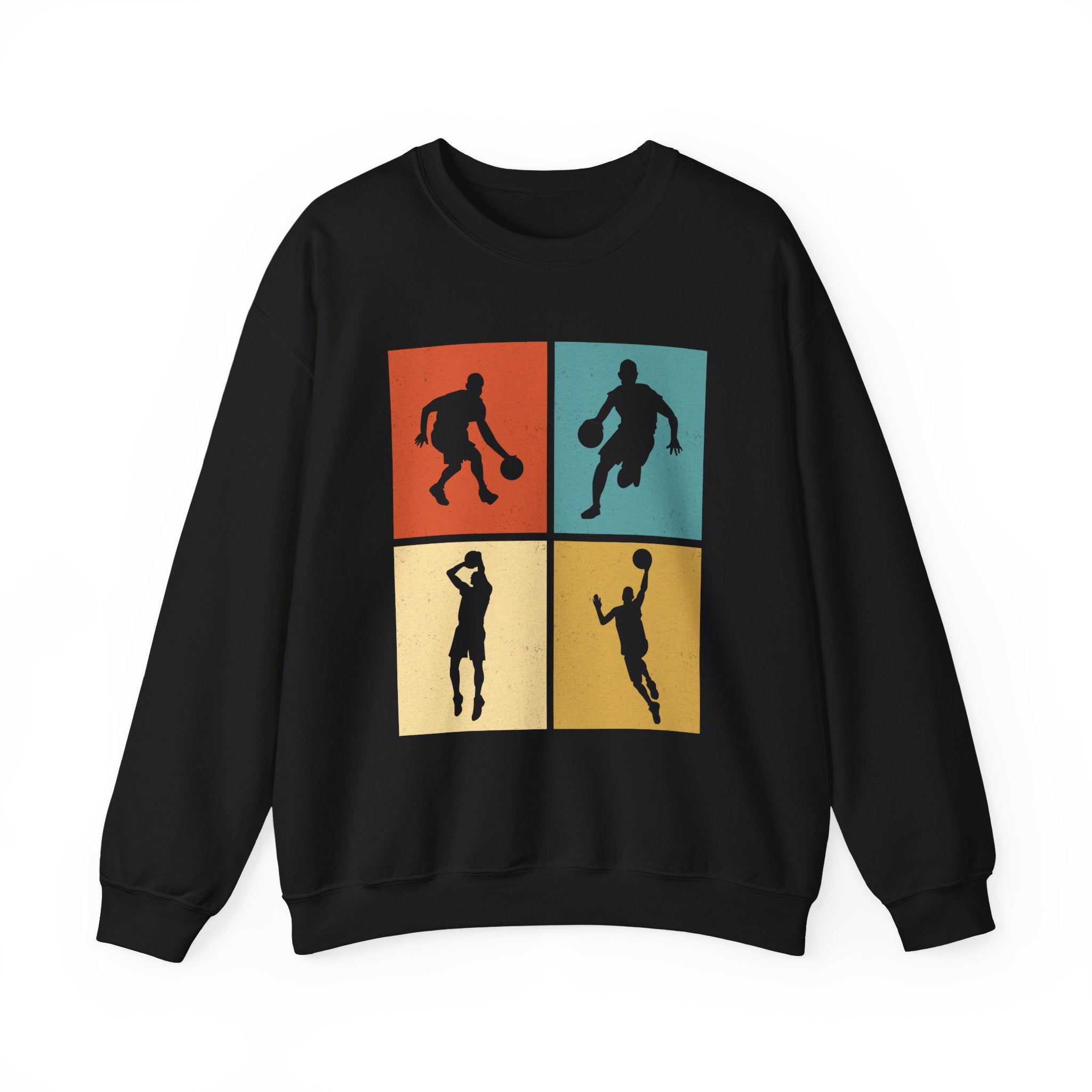 Different Basketball Positions Unisex Heavy Blend Crewneck Sweatshirt