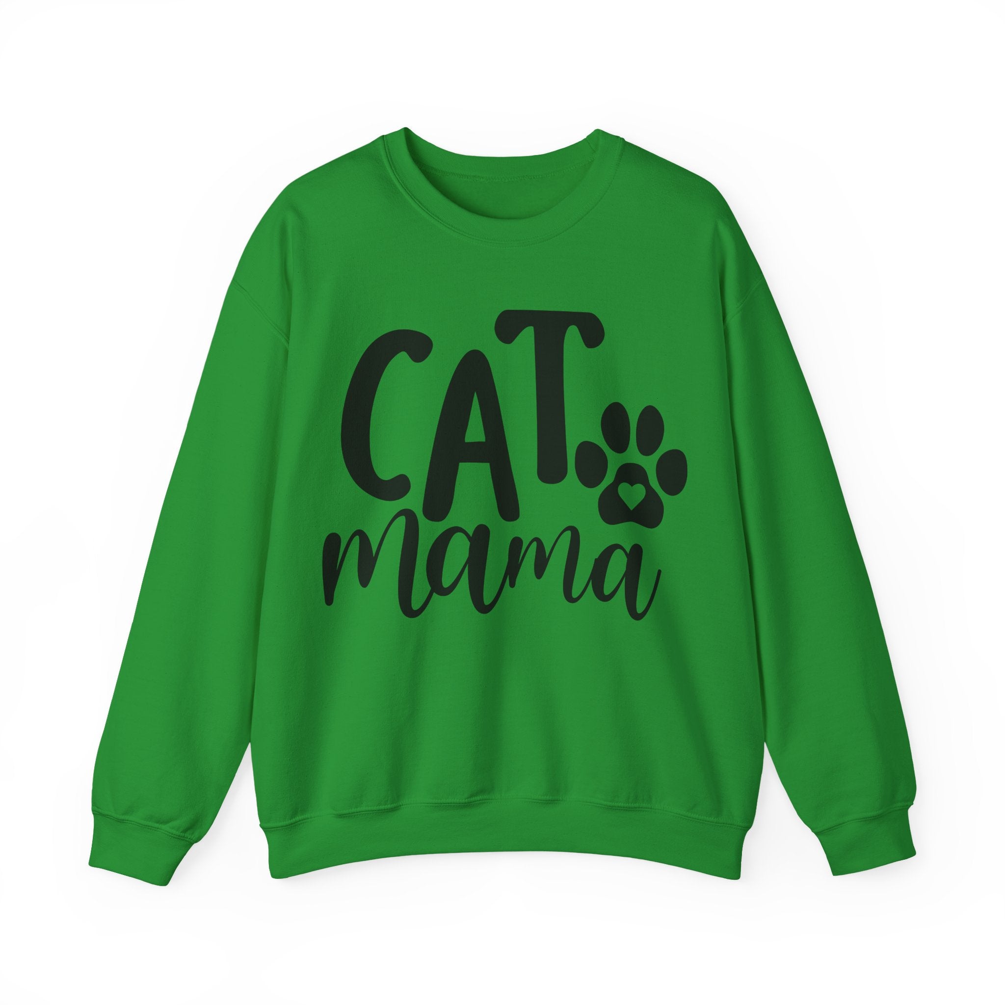Cat Mama Unisex Heavy Blend Crewneck Sweatshirt for Ultimate Comfort