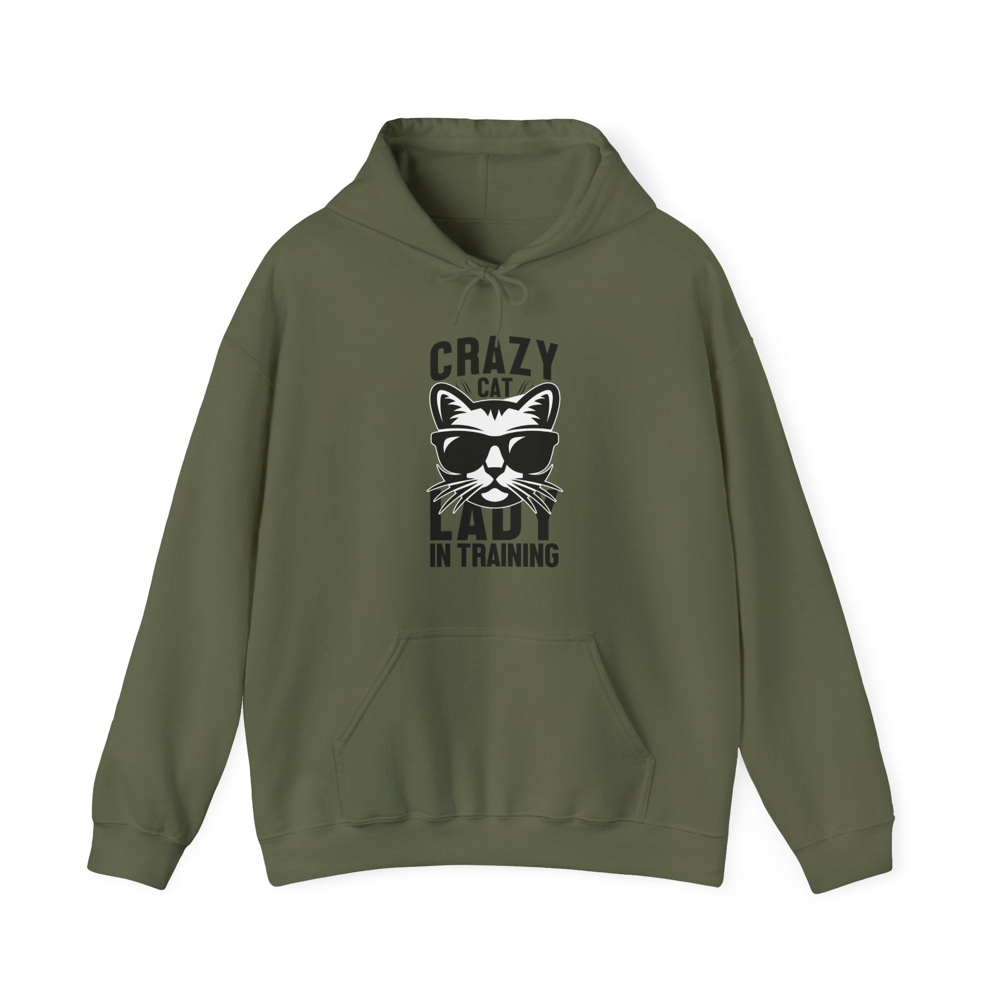Crazy Car Lady In Training Unisex Heavy Blend Hooded Sweatshirt