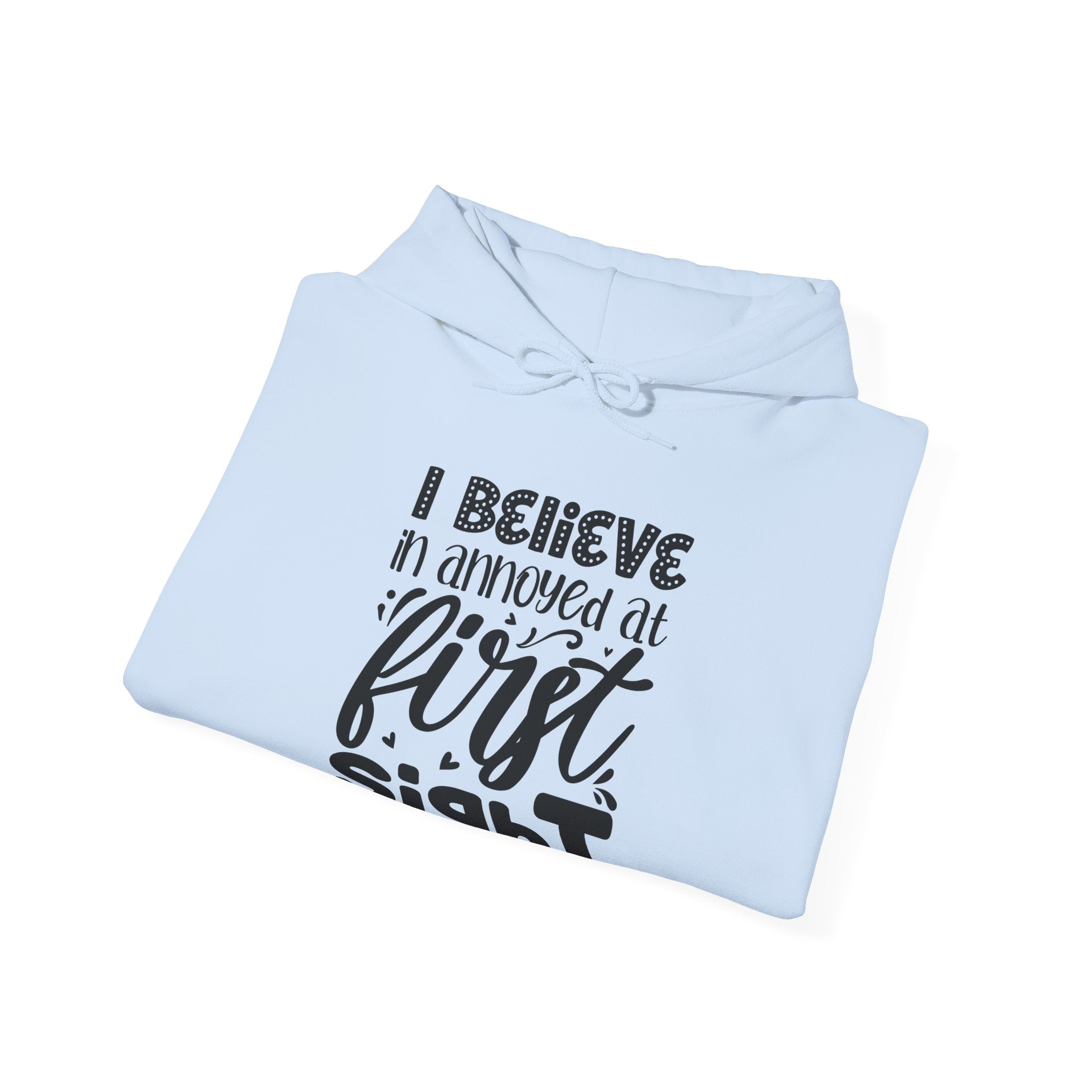 I Believe In Annoyed At First Sight Unisex Heavy Blend Hooded Sweatshirt