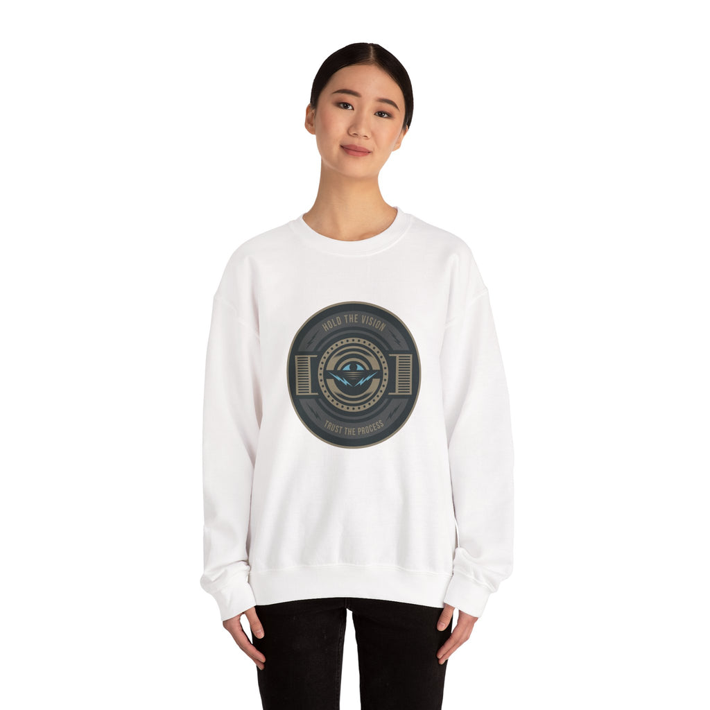 Hold The Vision Trust The Process Unisex Heavy Blend Crewneck Sweatshirt
