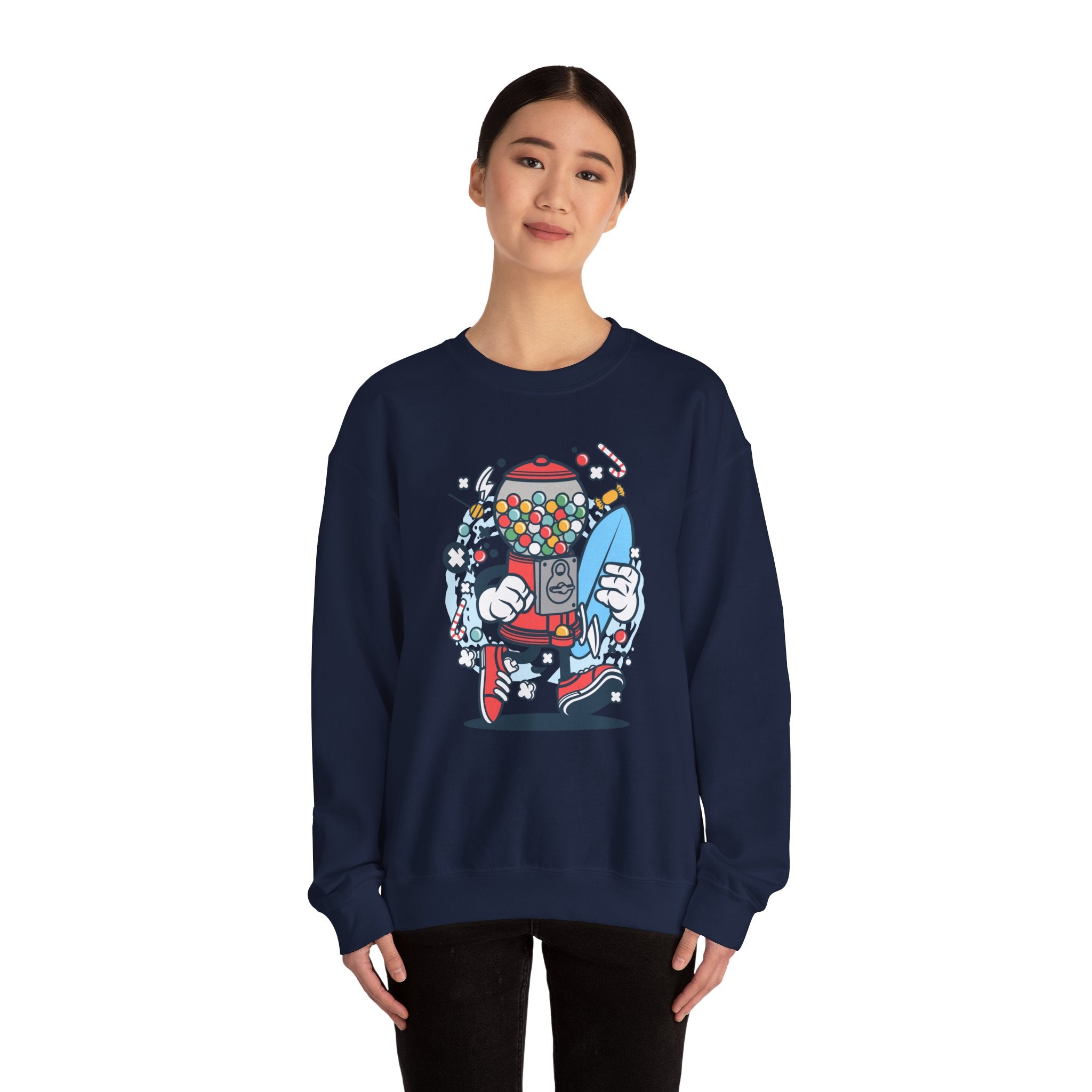 Candy Machine Surfer Unisex Heavy Blend Crewneck Sweatshirt