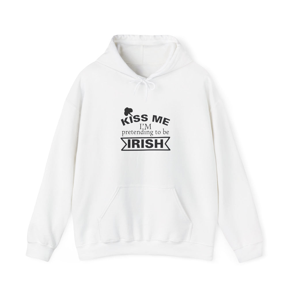 Kiss Me I Am Pretending To Be Irish Unisex Heavy Blend Hooded Sweatshirt