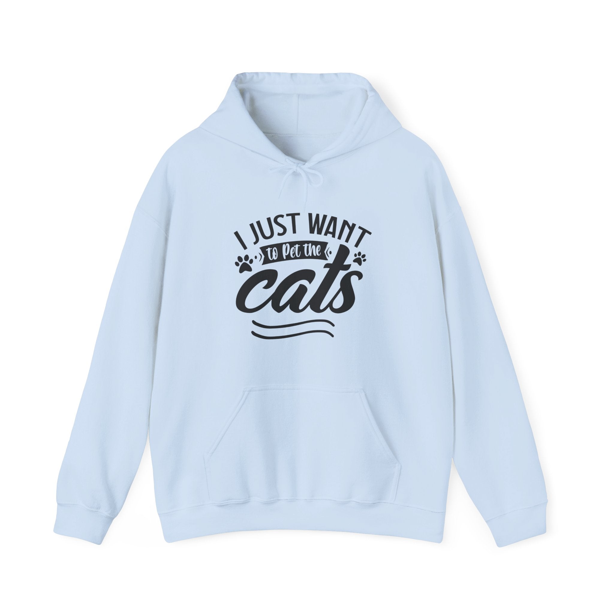 I Just Want To Pet The Cats Unisex Heavy Blend Hooded Sweatshirt