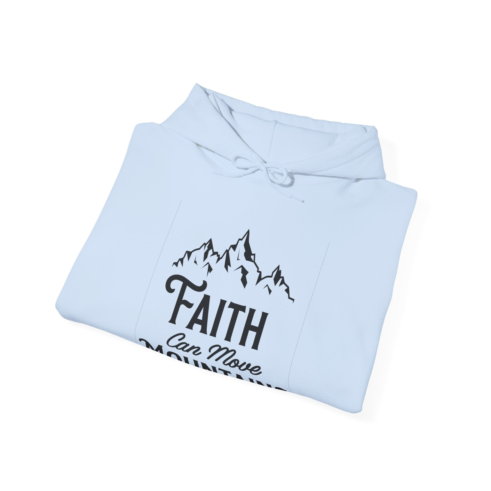 Faith Can Move Mountains Unisex Heavy Blend Hooded Sweatshirt