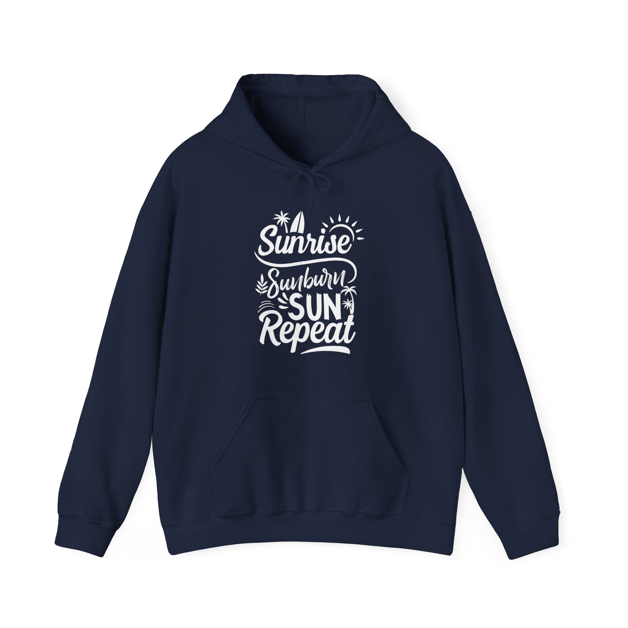 Sunrise Sunburn Sun Repeat Unisex Heavy Blend Hooded Sweatshirt