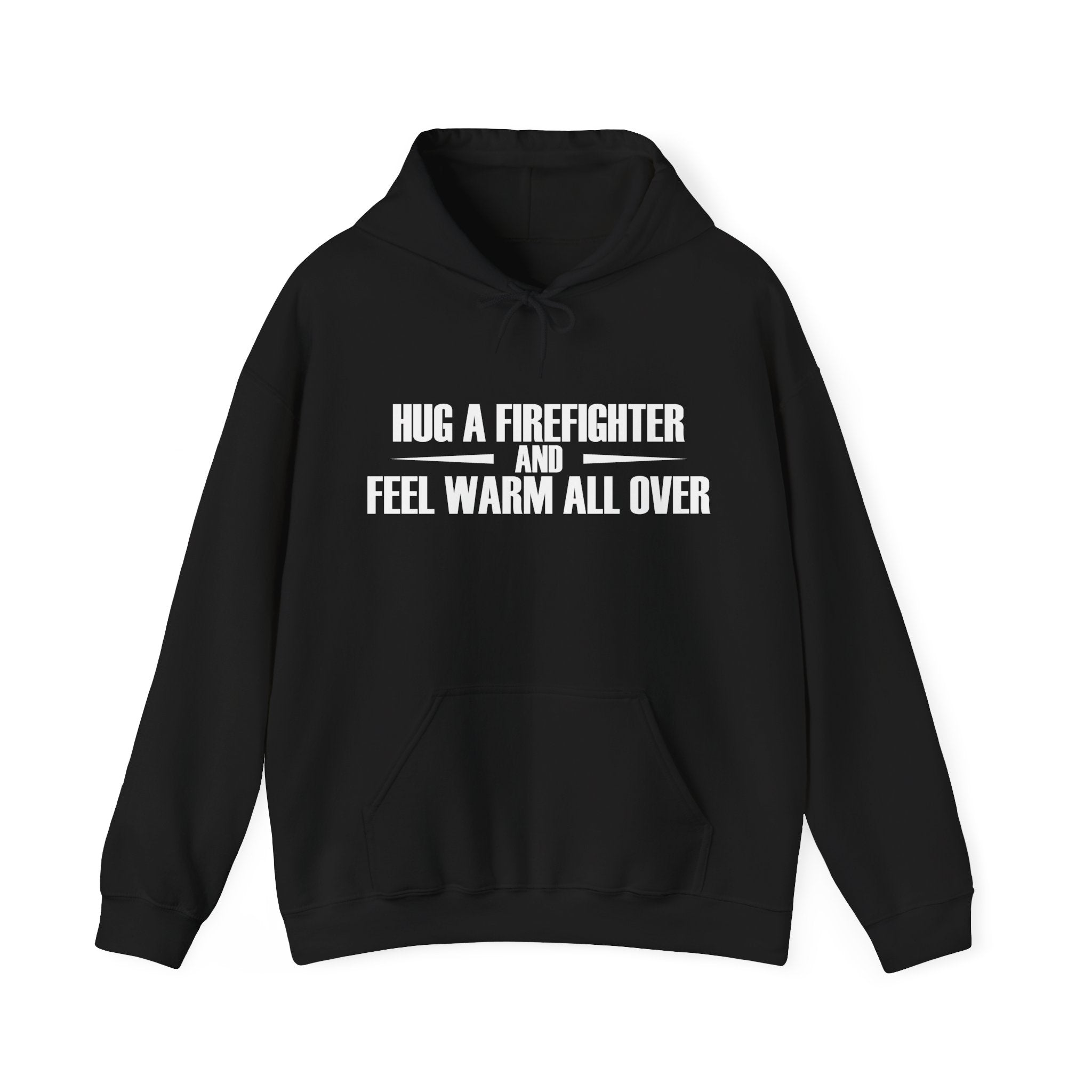 Hug A Firefighter Unisex Heavy Blend Hooded Sweatshirt For Ultimate Warmth