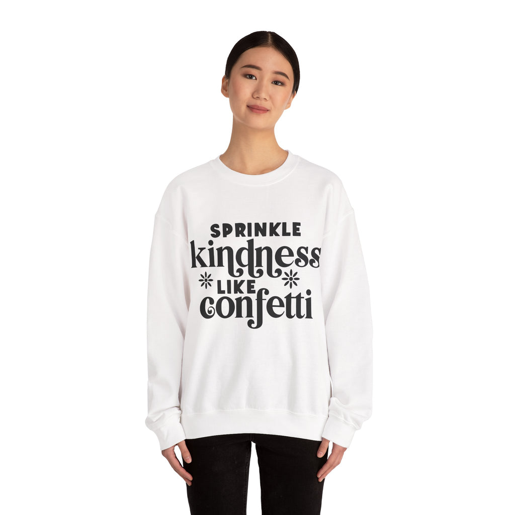 Sprinkle Kindness Like Confetti Unisex Heavy Blend Crewneck Sweatshirt